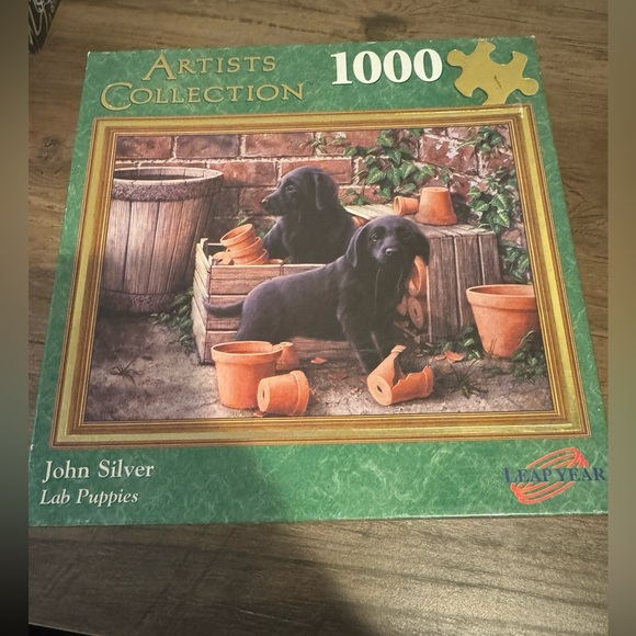 Lab Puppies Puzzle - Picture 1 of 1